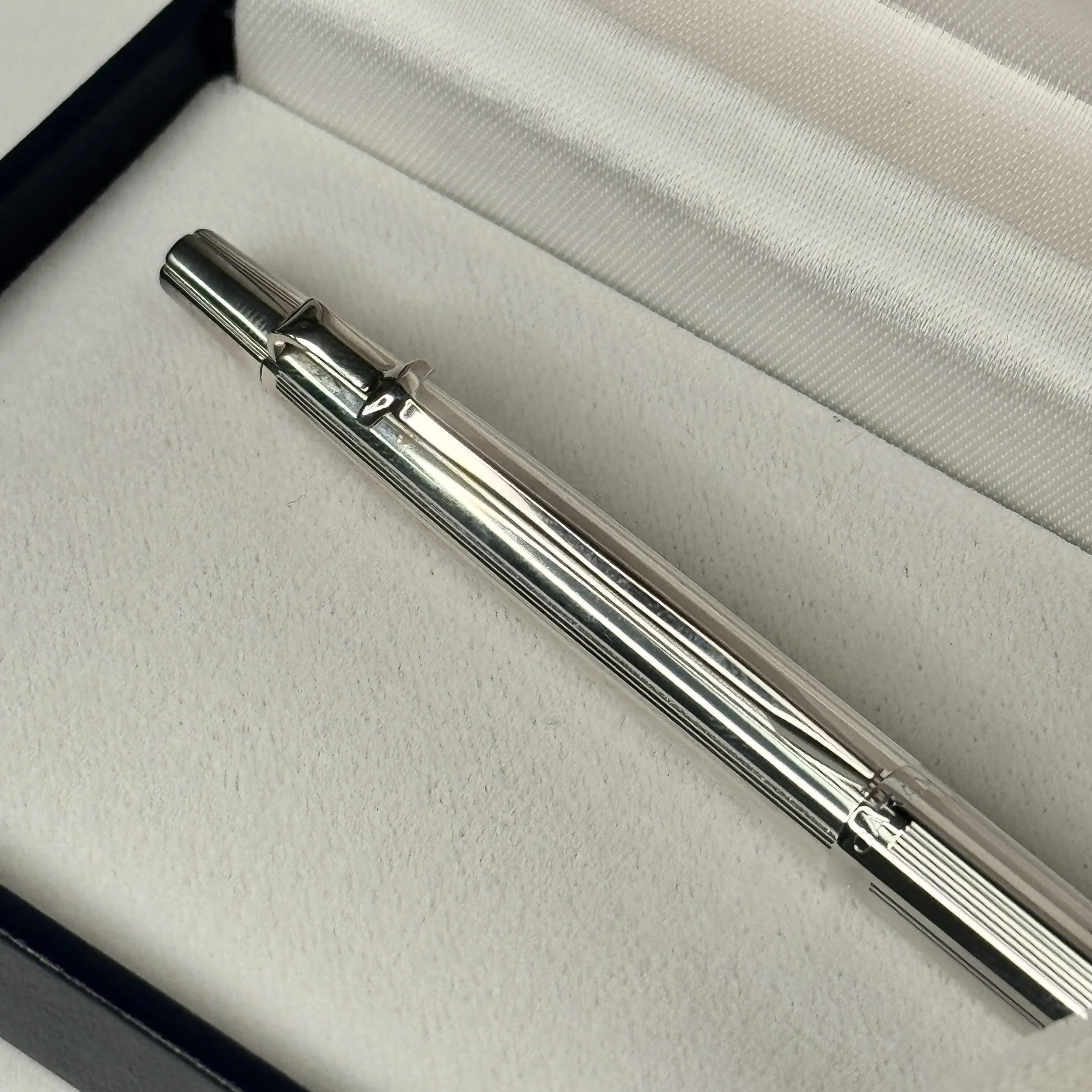 Patek Philippe × Caran d'Ache Silver Guilloché Ballpoint Pen